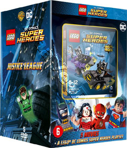 Lego DC Super Heroes 5-DVD Boxset Plus Playset (DVD)